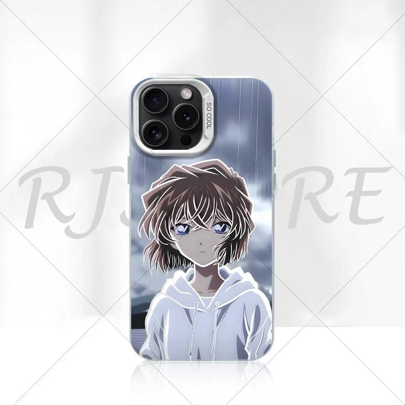 奥菲顿阴天灰原哀适用iphone16/15苹果手机硬壳华为viv小米14oppo