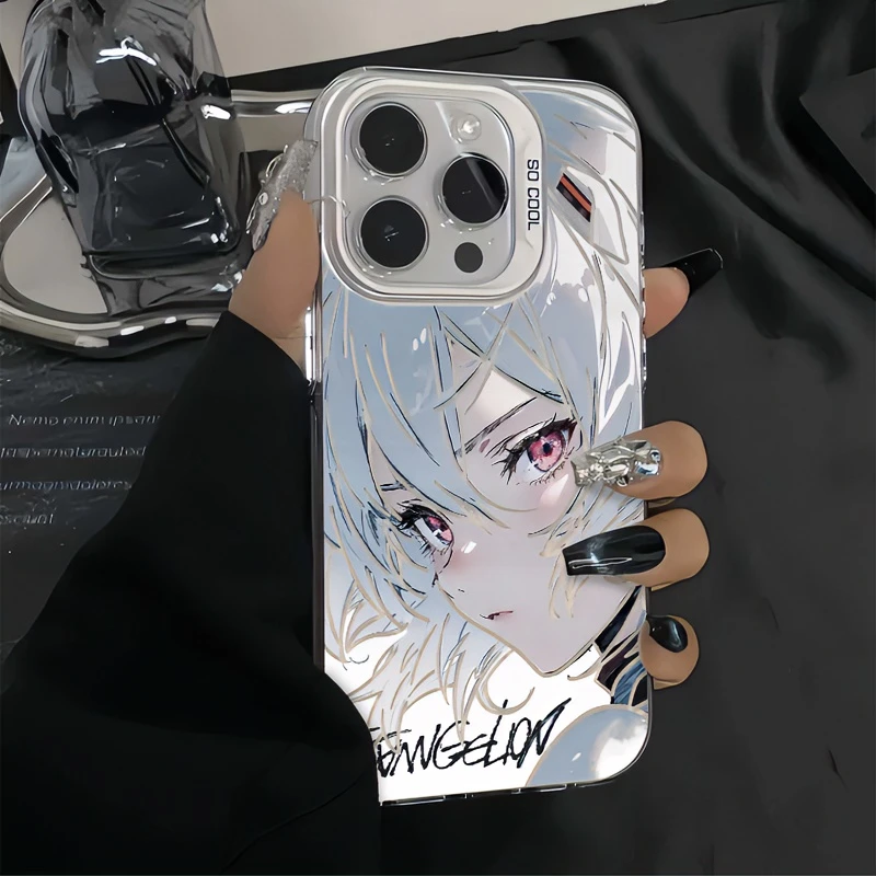 奥菲顿绫波丽镂空适用iphone15苹果14手机壳13华为vivo小米oppo套