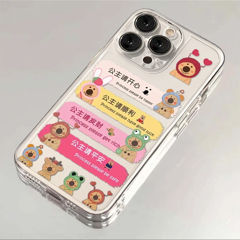 奥菲顿柿子椒熊适用iphone15/13/14苹果12手机壳华为vivo小米oppo