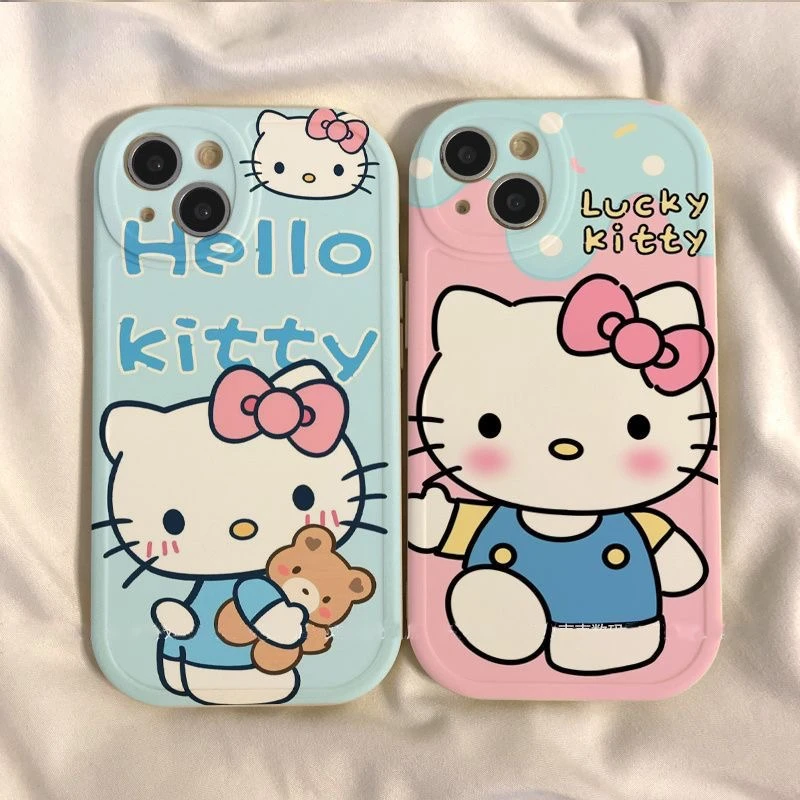 奥菲顿趣味凯蒂猫iphone15/13/14苹果12手机壳华为vivo小米oppo套