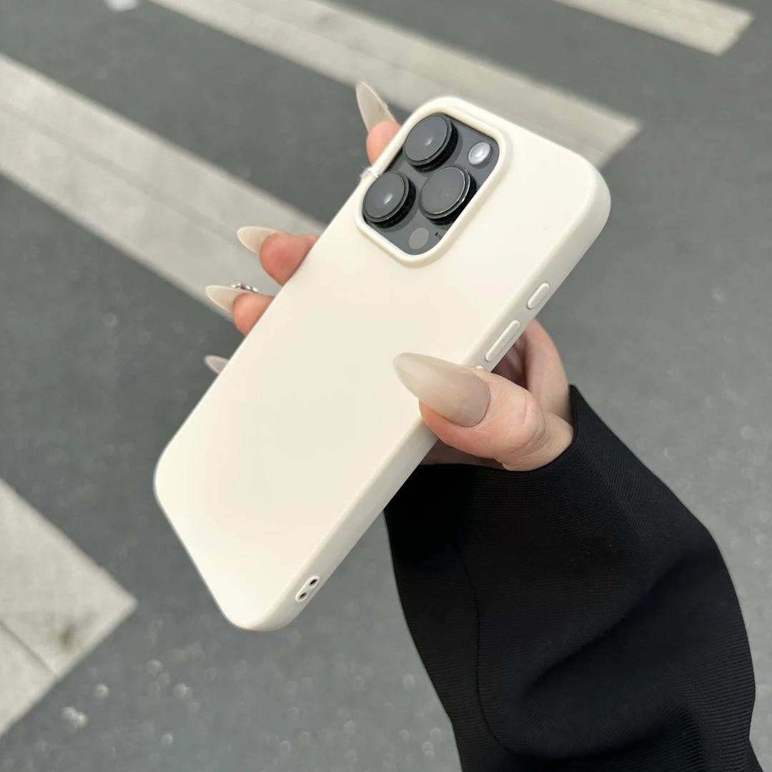 高级撞色磨砂大孔适用iPhone15promax全包手机壳11苹果14/13/12软