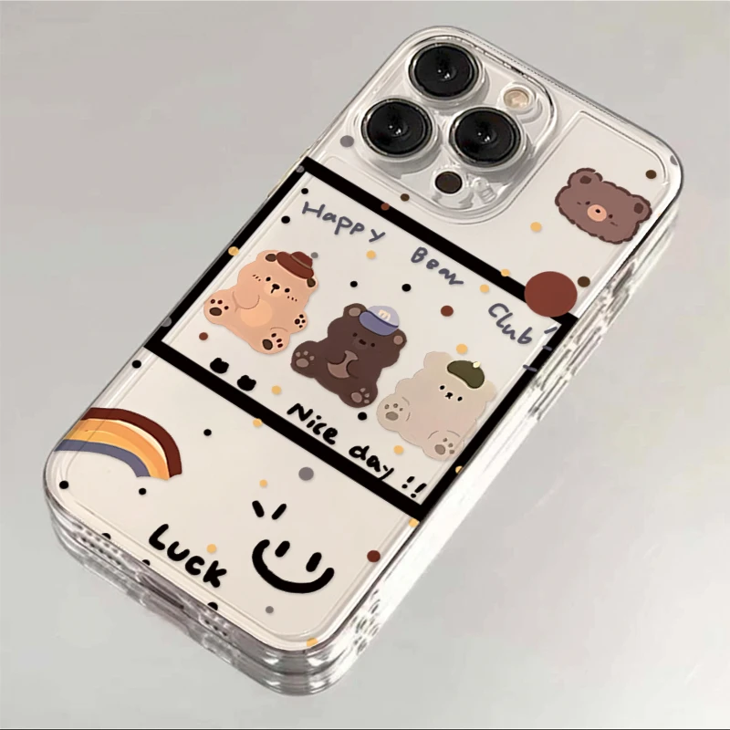 小熊俱乐部适用iphone15/13苹果14手机壳华为vivo小米oppo