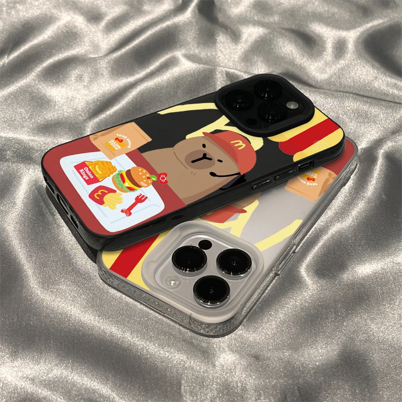 奥菲顿 水豚卡皮巴拉适用iPhone15/14promax手机壳苹果13/12/11套