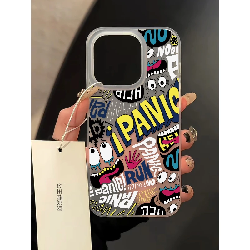JIANGZI美式街头涂鸦壁画iPhone15/14promax手机壳11苹果13/12套x
