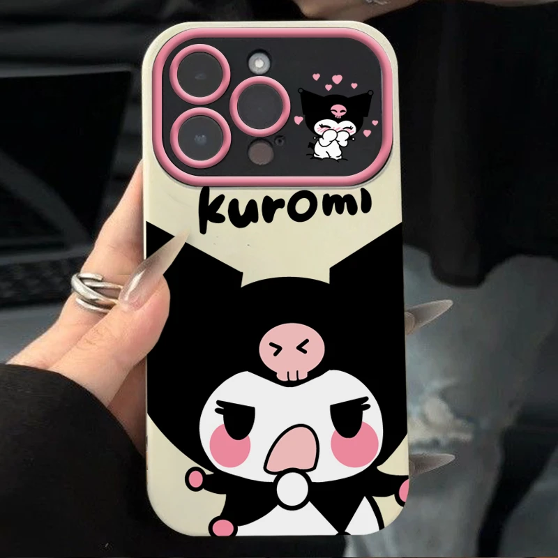 奥菲顿卡通库洛米iPhone15/14promax镜头框手机壳苹果13/12/11套