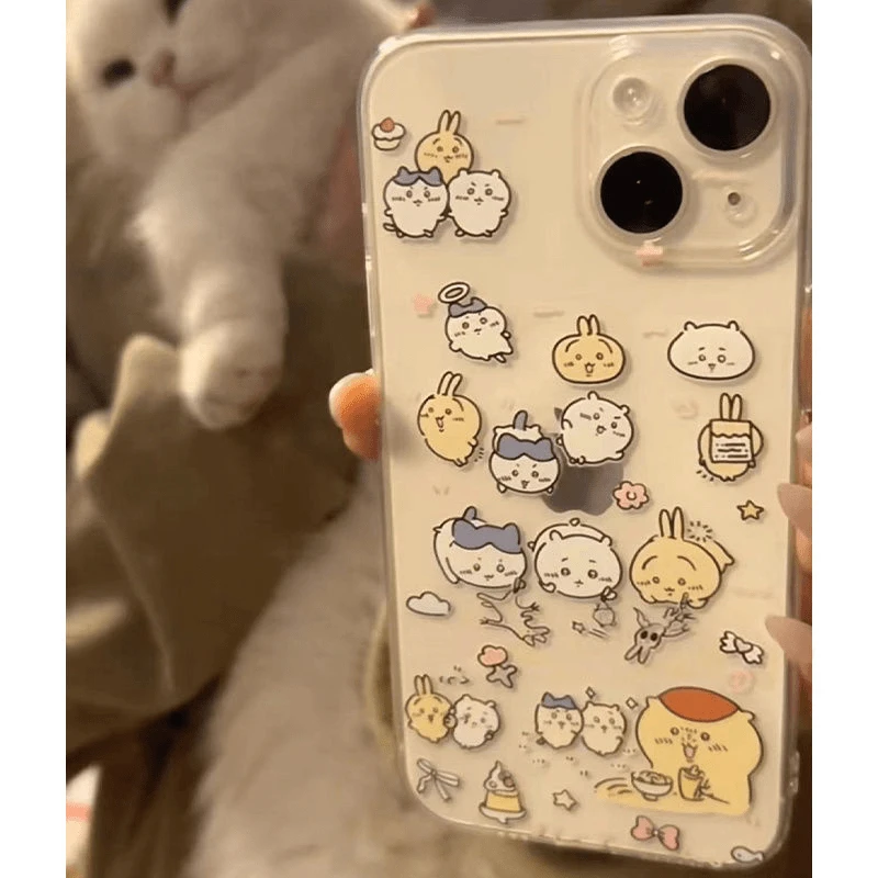 SMBLCE画画吉伊适用iphone16手机壳苹果15/14/13小米vivo华为oppo