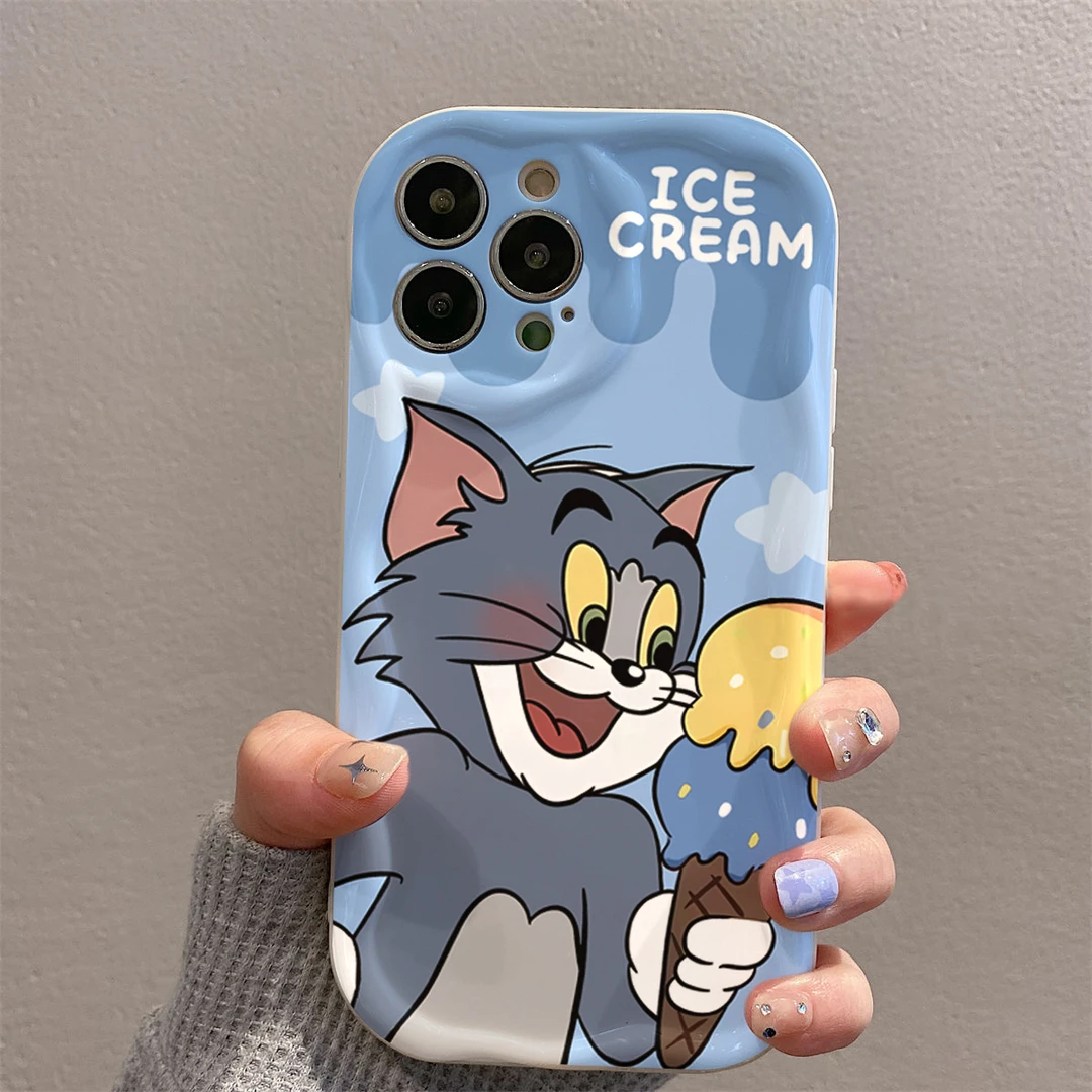 仙朵趣味汤姆猫适用iphone15/13苹果14手机壳华为vivo小米oppo