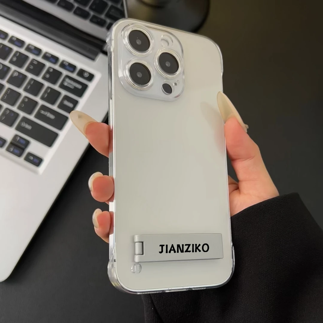 SMBLCE超薄PC无边框适用iPhone15promax手机壳11苹果14/13裸机感