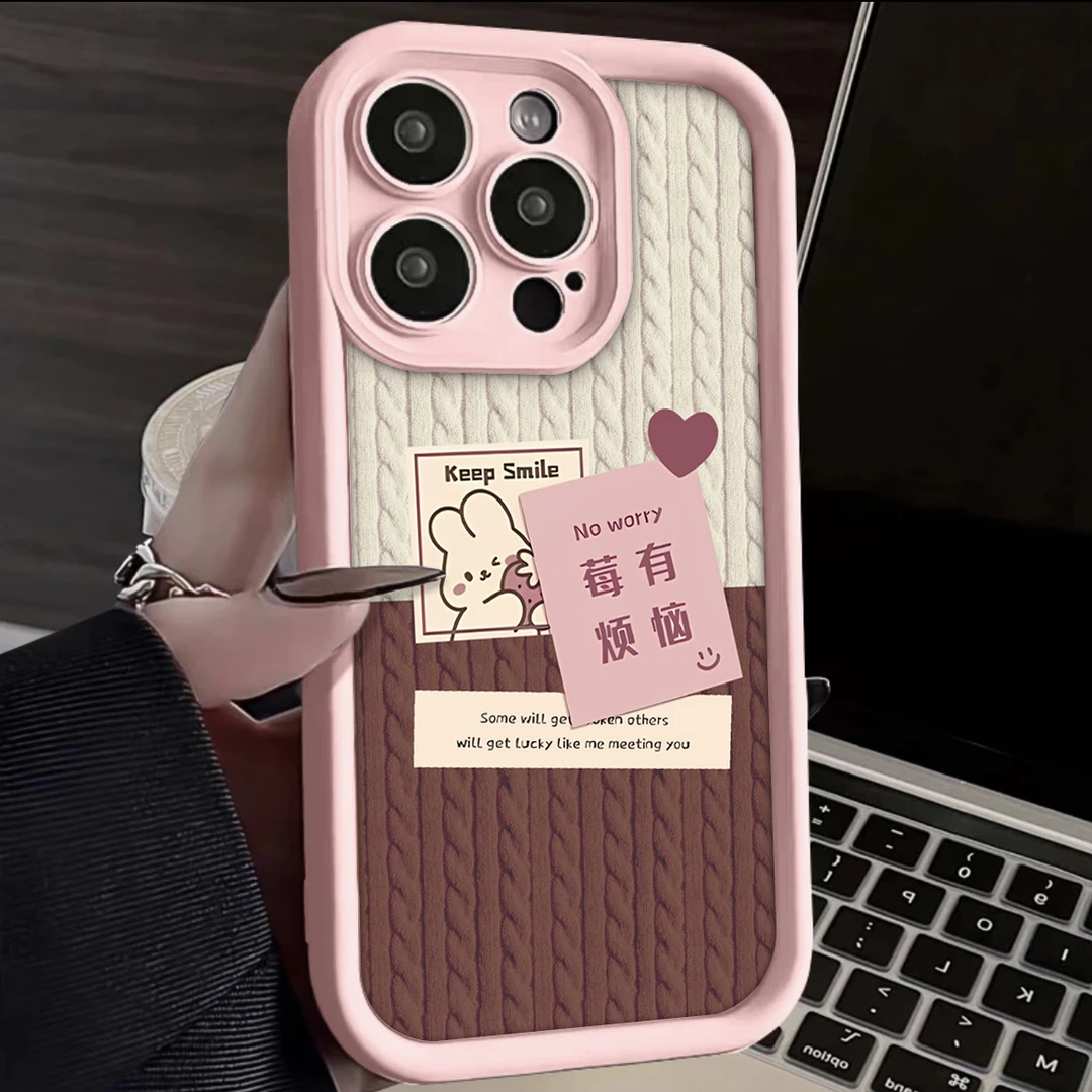 奥菲顿可爱莓有烦恼iPhone15/14promax手机壳苹果13/12/11软套xr