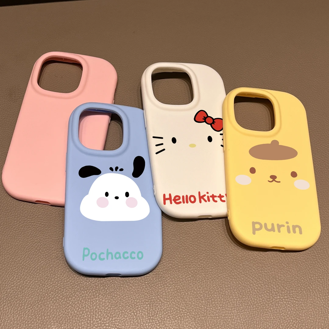 可爱卡通头像适用iPhone15/14promax手机壳苹果13/12/11款软套潮