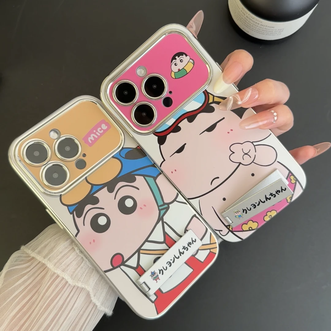 奥菲顿奥特曼头盔小新适用iPhone15苹果电镀手机壳华为viv小米opp