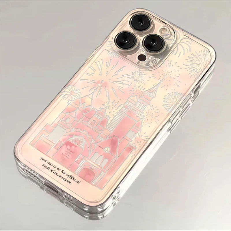 ins高级烟花梦幻城堡iphone15/13苹果14pro手机壳华为viv小米oppo