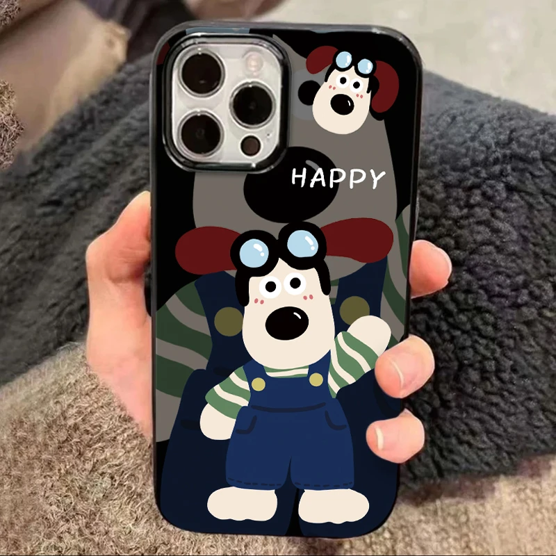 涂鸦挥手掌门狗适用iPhone15/14promax果冻手机壳11苹果13/12软套