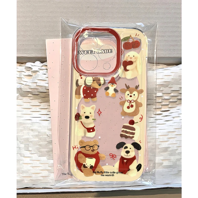 奥菲顿玫瑰西高地动物适用iPhone16手机壳苹果华为vivo小米oppo套