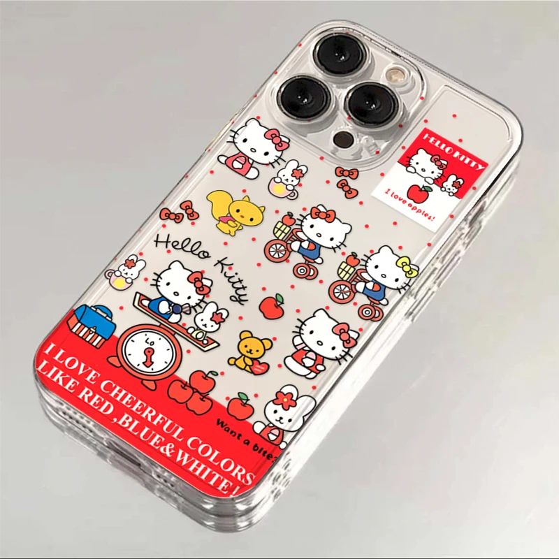 奥菲顿骑车苹果凯蒂适用iphone15/14/13手机壳华为vivo小米oppo套