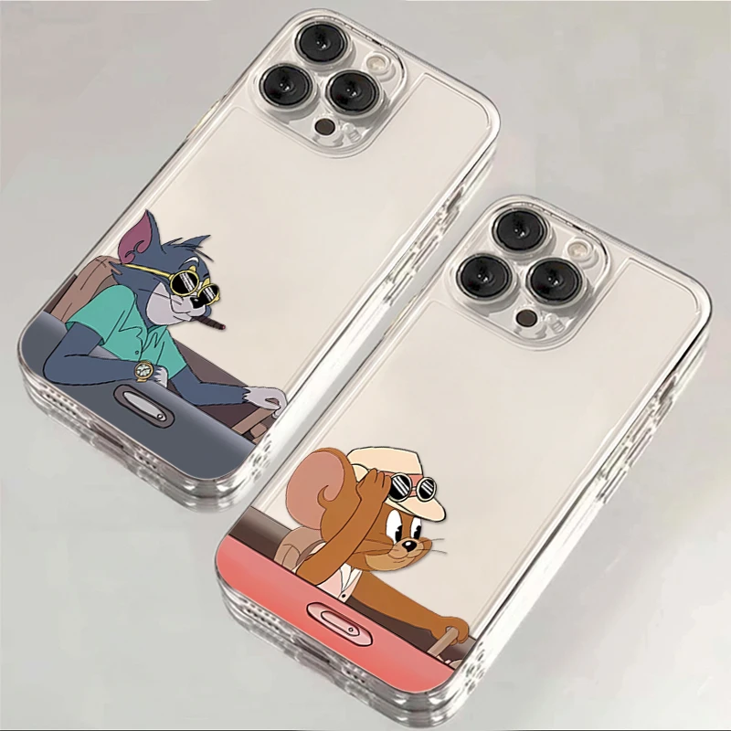 卡通趣味猫和老鼠iphone15/13/14苹果手机壳华为vivo小米oppo套壳