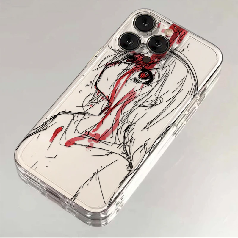 奥菲顿暗黑瞳孔少女iphone15/13苹果14/12手机壳华为vivo小米oppo