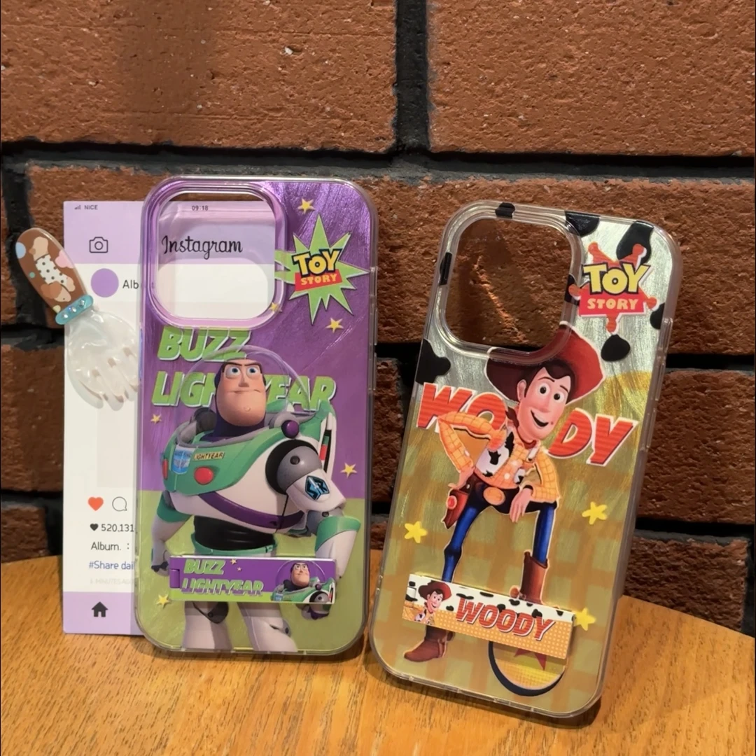 奥菲顿涂鸦玩具总动员适用苹果15/14羽纱手机壳华为viv小米oppo套