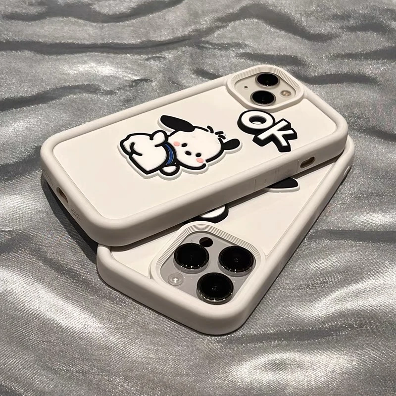 ins可爱帕恰狗iPhone14promax手机壳15苹果13/12/11全包xr软套xs