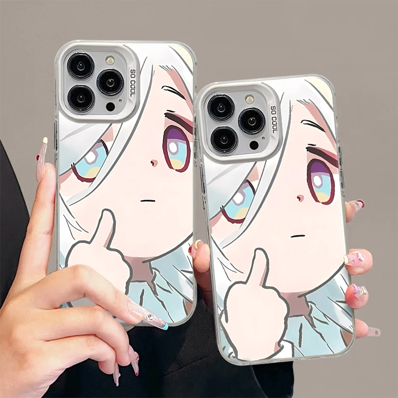 奥菲顿竖中指申鹤适用iphone15/14/13手机壳苹果华为vivo小米oppo
