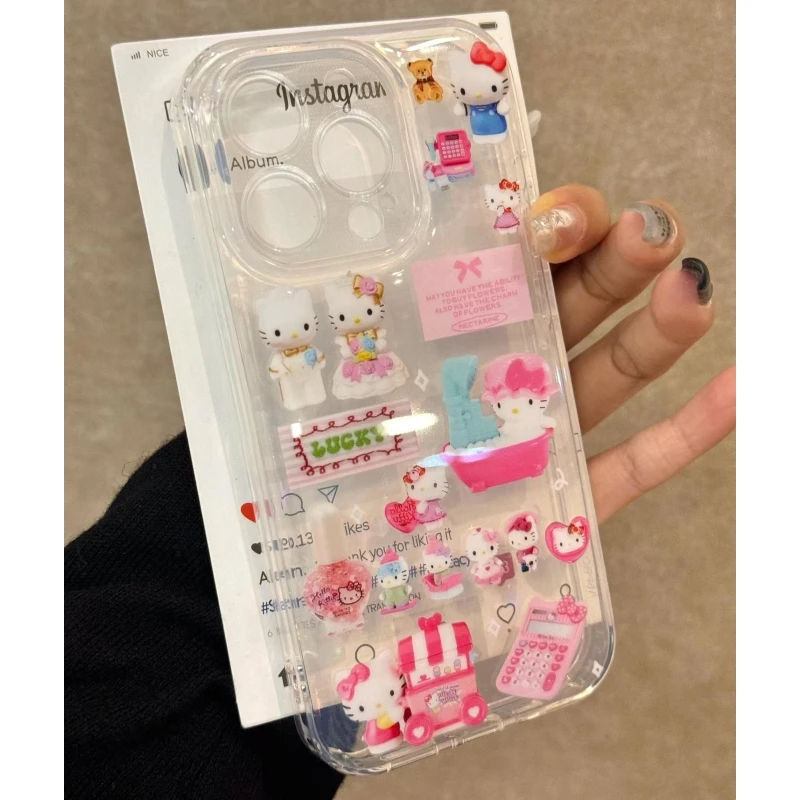 奥菲顿凯蒂猫玩具适用iphone16手机壳苹果15小米14vivo华为oppo套