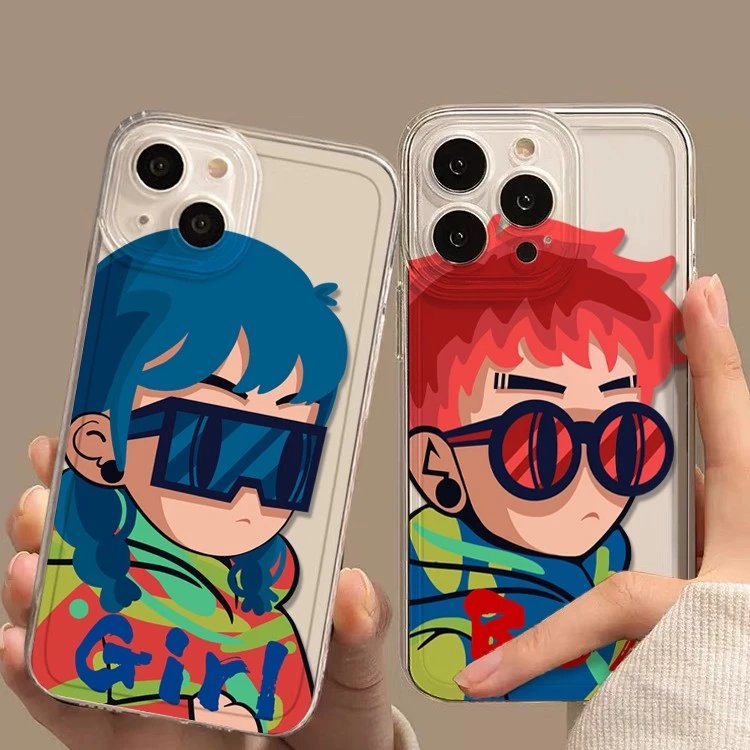 潮酷朋克情侣男女苹果华为vivo小米oppo手机壳iphone15/13/14套