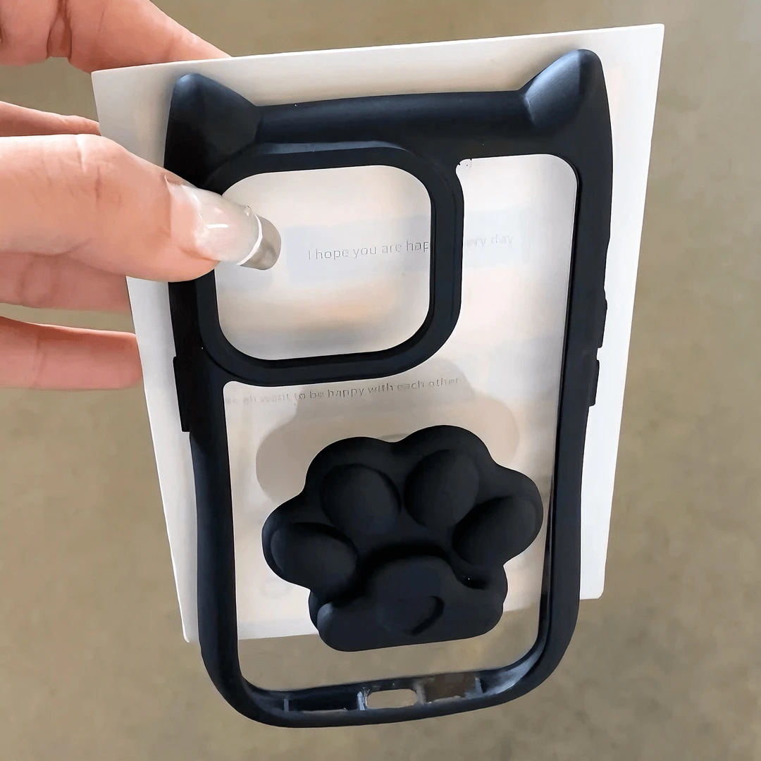 SMBLCE创意可爱猫爪支架适用iPhone14/15promax手机壳13/12苹果11