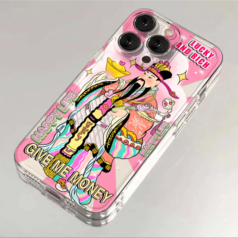 奥菲顿潮牌财神爷iphone15/13苹果14手机壳华为vivo小米oppo软套