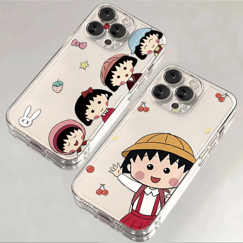 卡通可爱小丸子iphone15/13苹果14手机壳华为vivo小米oppo软12套