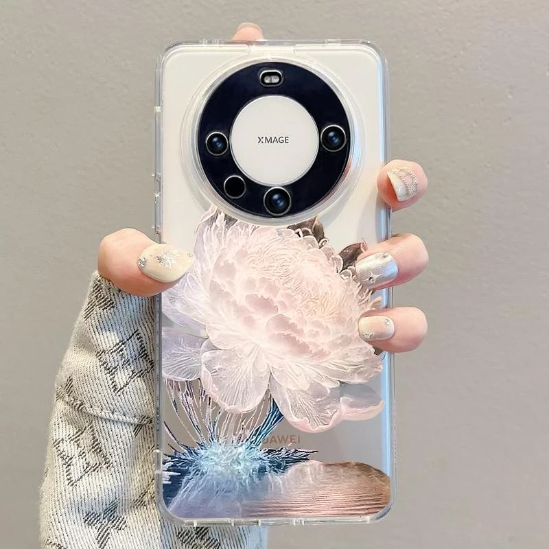 奥菲顿炫酷莲花高级感适用iphone16手机壳苹果华为vivo小米oppo套