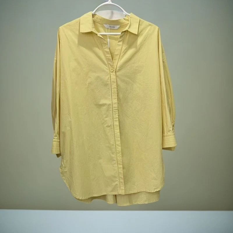 黄桃衬衫，全新特价商品，no退换，请遵守