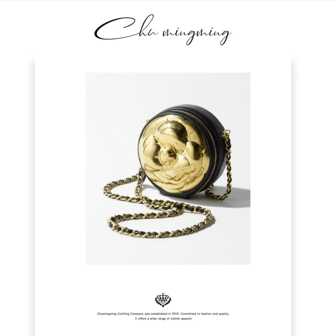 【CHU/2024SSNEW】原创设计 山茶晚宴包BD02