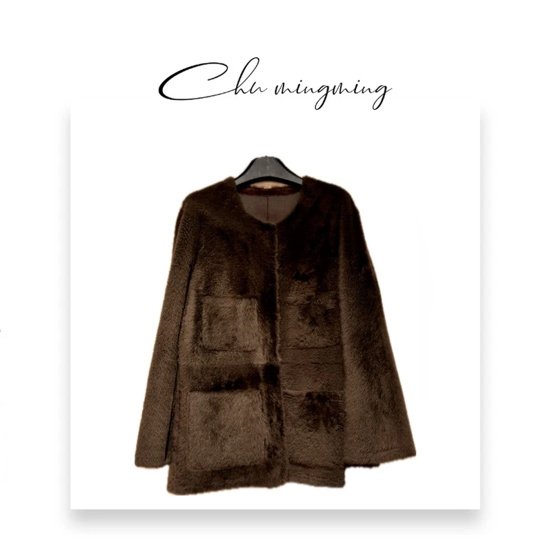 【CHU/2024SSNEW】原创设计拉贡短款大衣23250