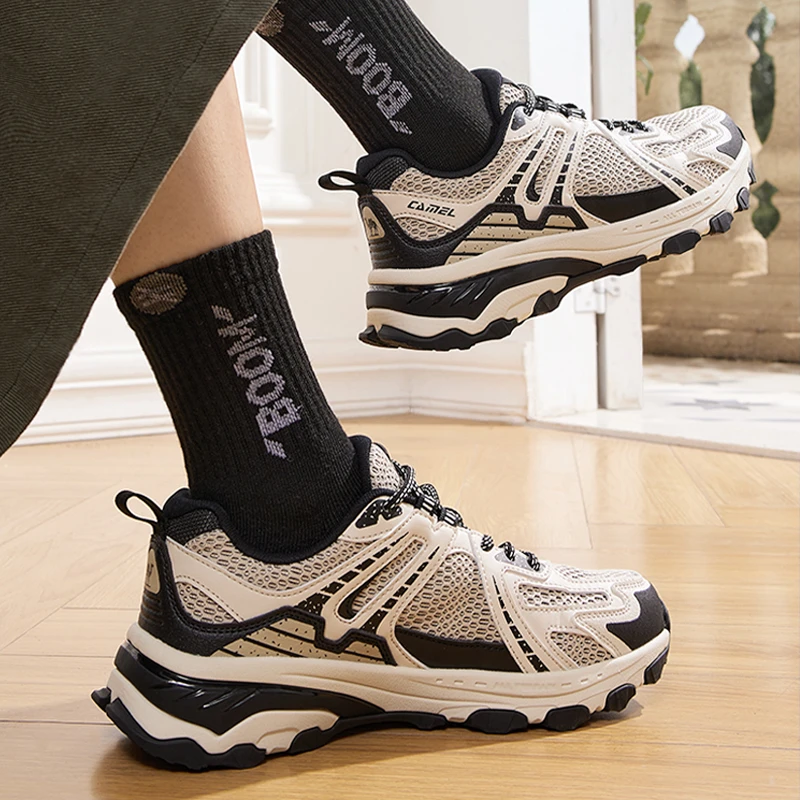 【琦儿专属】骆驼追光情侣运动鞋高能感户外徒步K13C097034