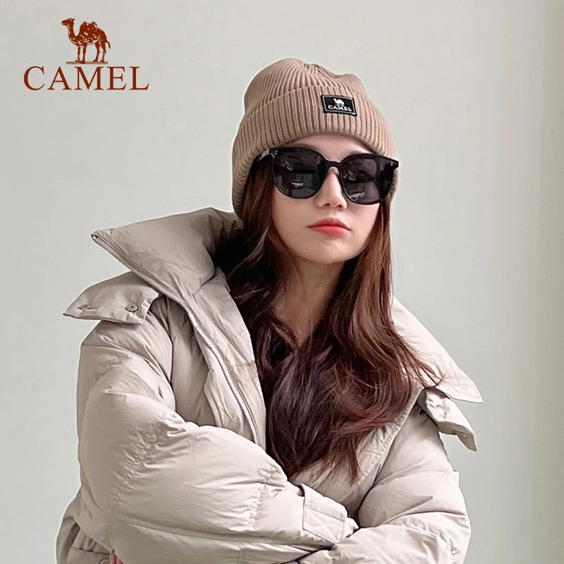 【新年服饰场】骆驼针织帽女24秋冬户外毛线护耳保暖帽1J32264465A