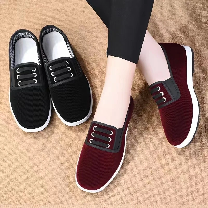 高档老北京布鞋男女透气手工千层正品牛筋底男士女士耐磨养身布鞋