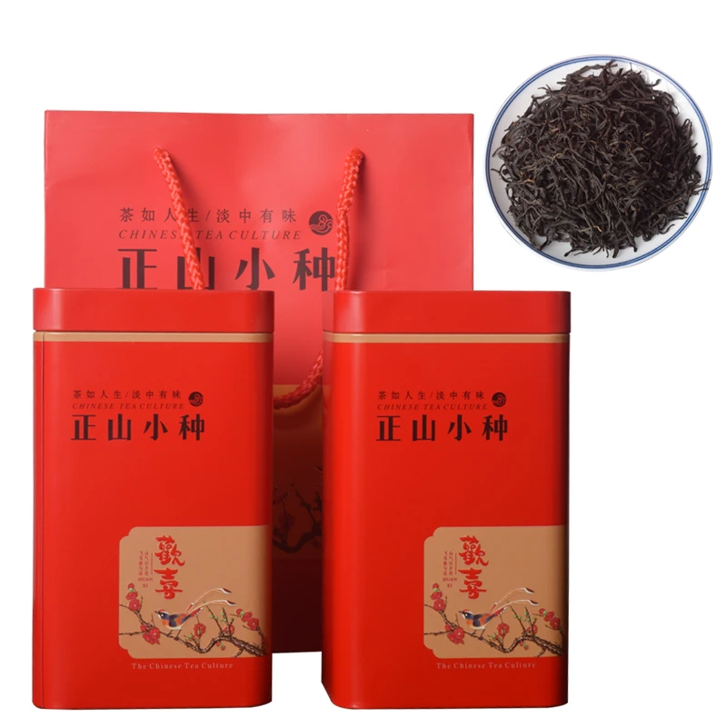 正山小种茶叶礼盒装500g一级正头春2023红茶武夷山源产桂圆浓香型