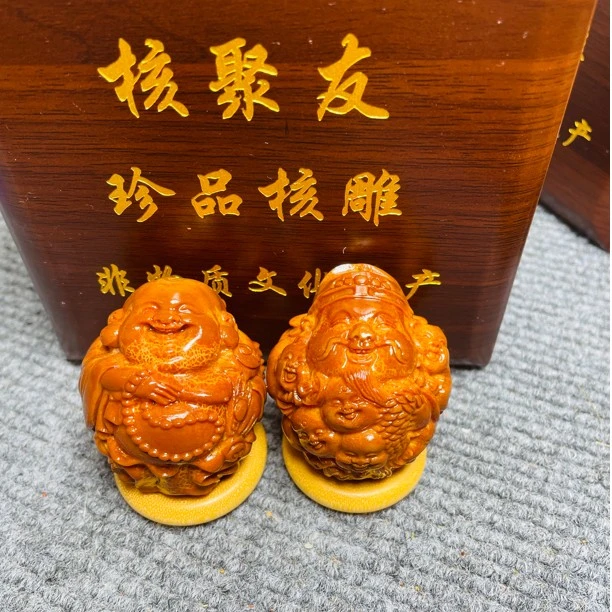 橄榄核核雕---财弥手盘巴西大橄榄