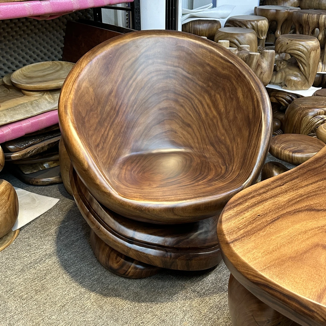 85*88*43尺寸胡桃木一体主人椅