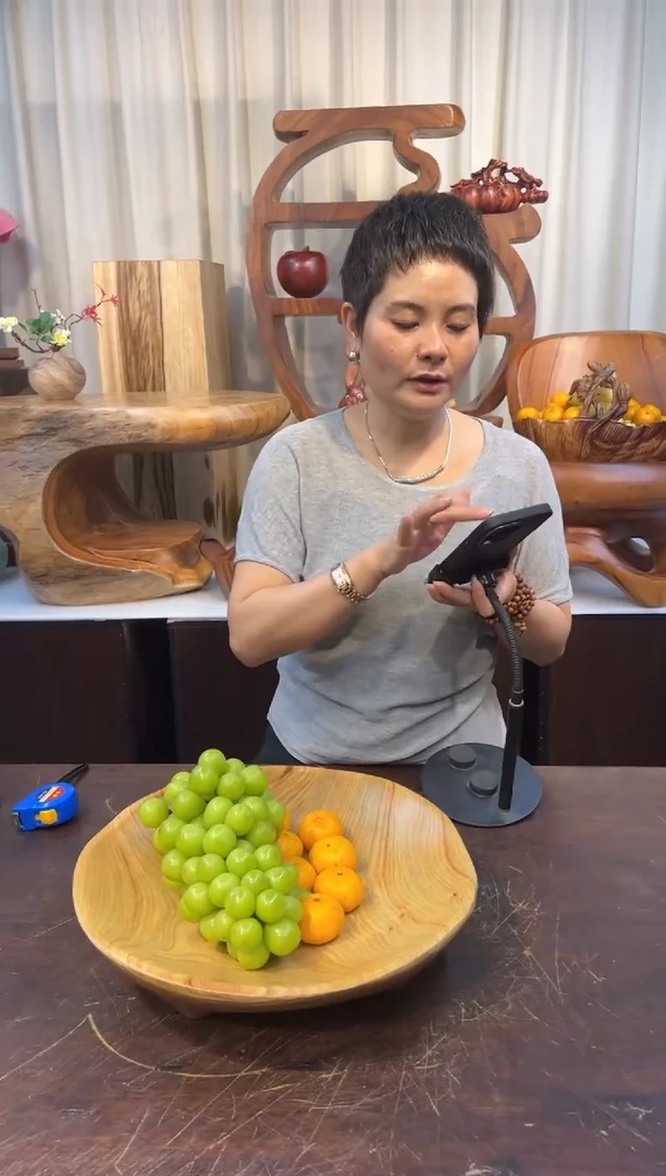 【闪购商品】稳定木实木创意果盘