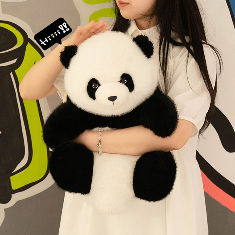 熊猫公仔坐姿熊猫毛绒公仔