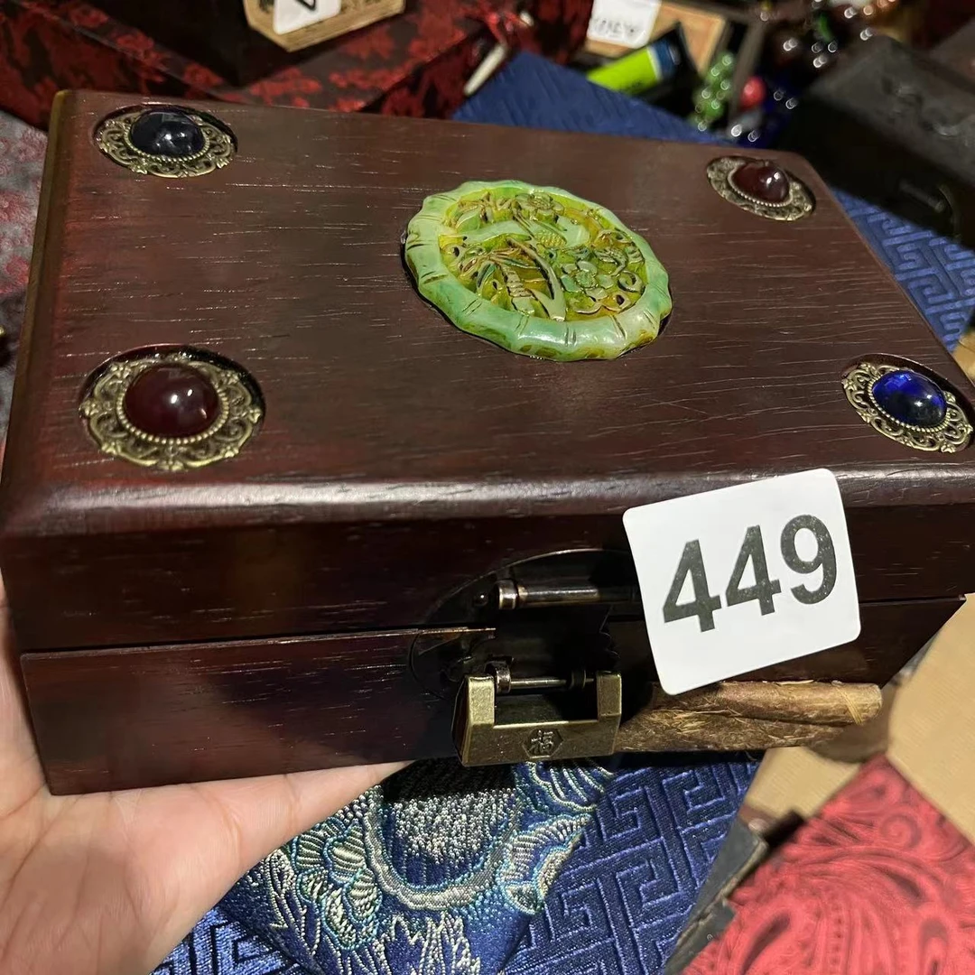 【闪购商品】 编号449号 绿牌锁盒 摆饰 盒子