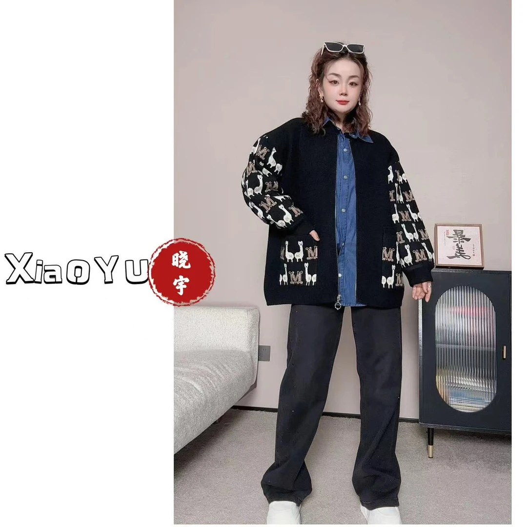 【NO退换】瑕疵品定制【字母羊驼 棒球外套】水貂绒 XY 8069 男女同款