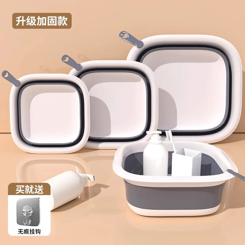 可折叠洗脸盆家用学生宿舍洗衣洗脚便携式旅行大小号儿童产妇盆子