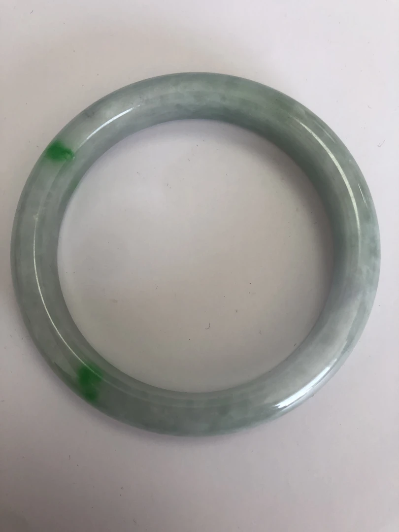 F866 缅甸翡翠手镯圈口: 61.5