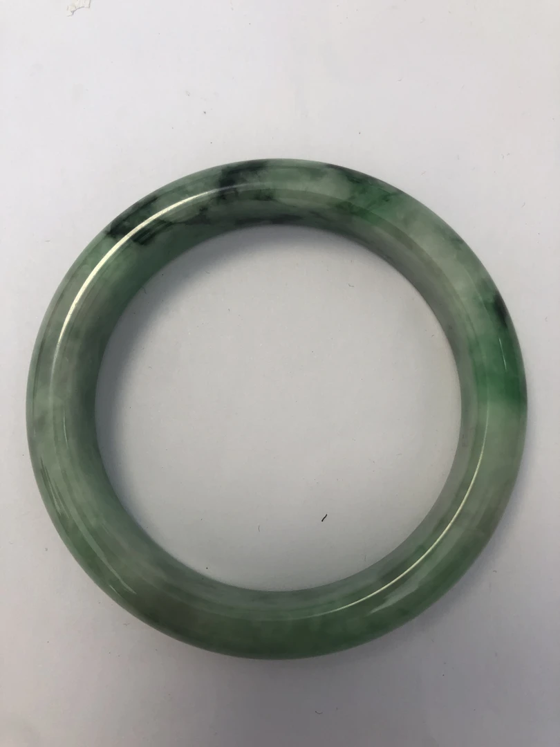 F728 缅甸翡翠手镯圈口: 57.5