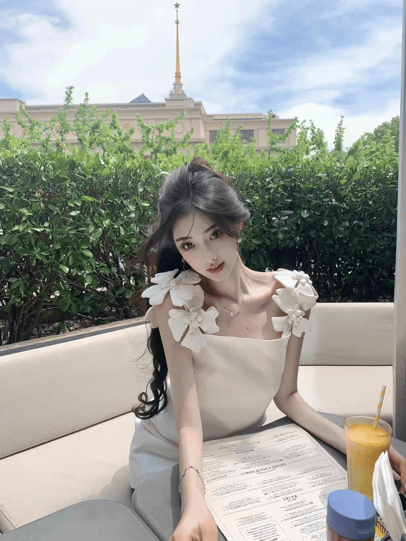 《当天发》高级感百搭连衣裙辣妹学院风小个子夏装丁达尔穿搭2024年