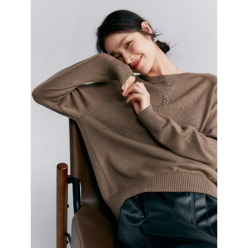 初棉249 【糖果色】羊毛毛衣彩色圆领加厚绵羊毛346635004