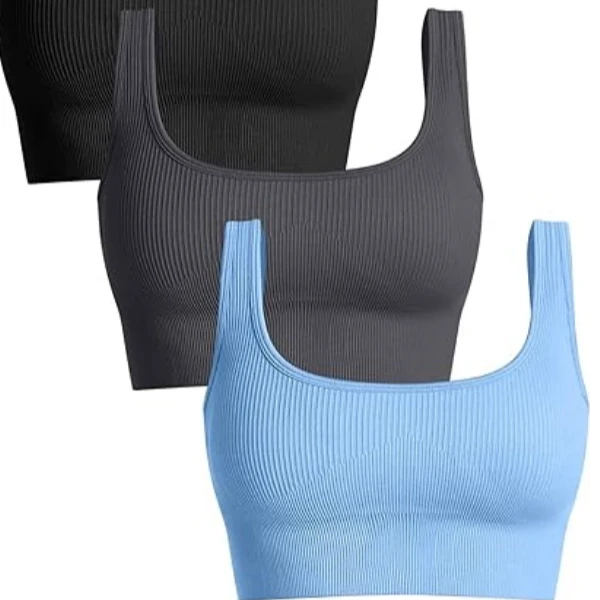 针织无缝运动瑜伽背心