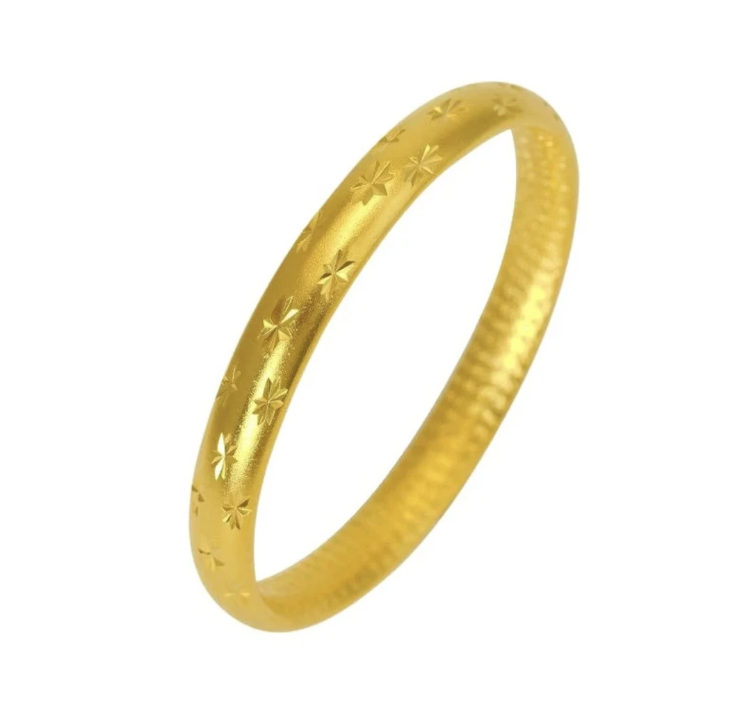 铜合金手镯 8N满天星心经手镯 经典妈妈款闭口心经手镯百搭款手镯